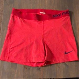 Nike pro size L compression shorts